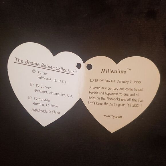 Vintage 1999 Ty Beanie Baby MILLENIUM the Bear - Picture 8 of 8